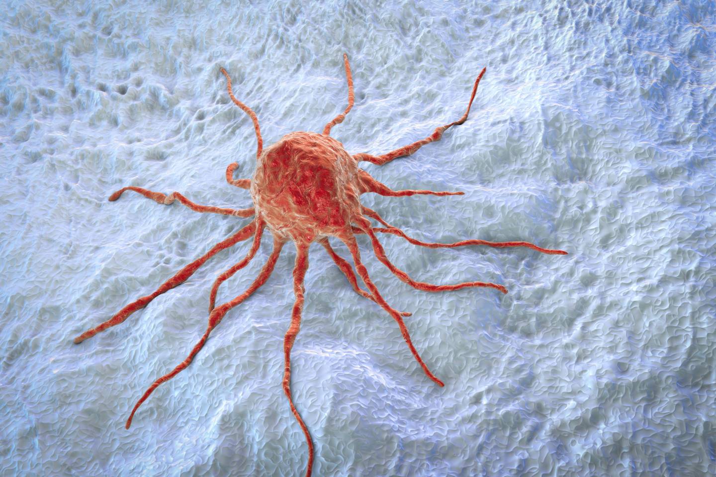 Cancer cell, illustration