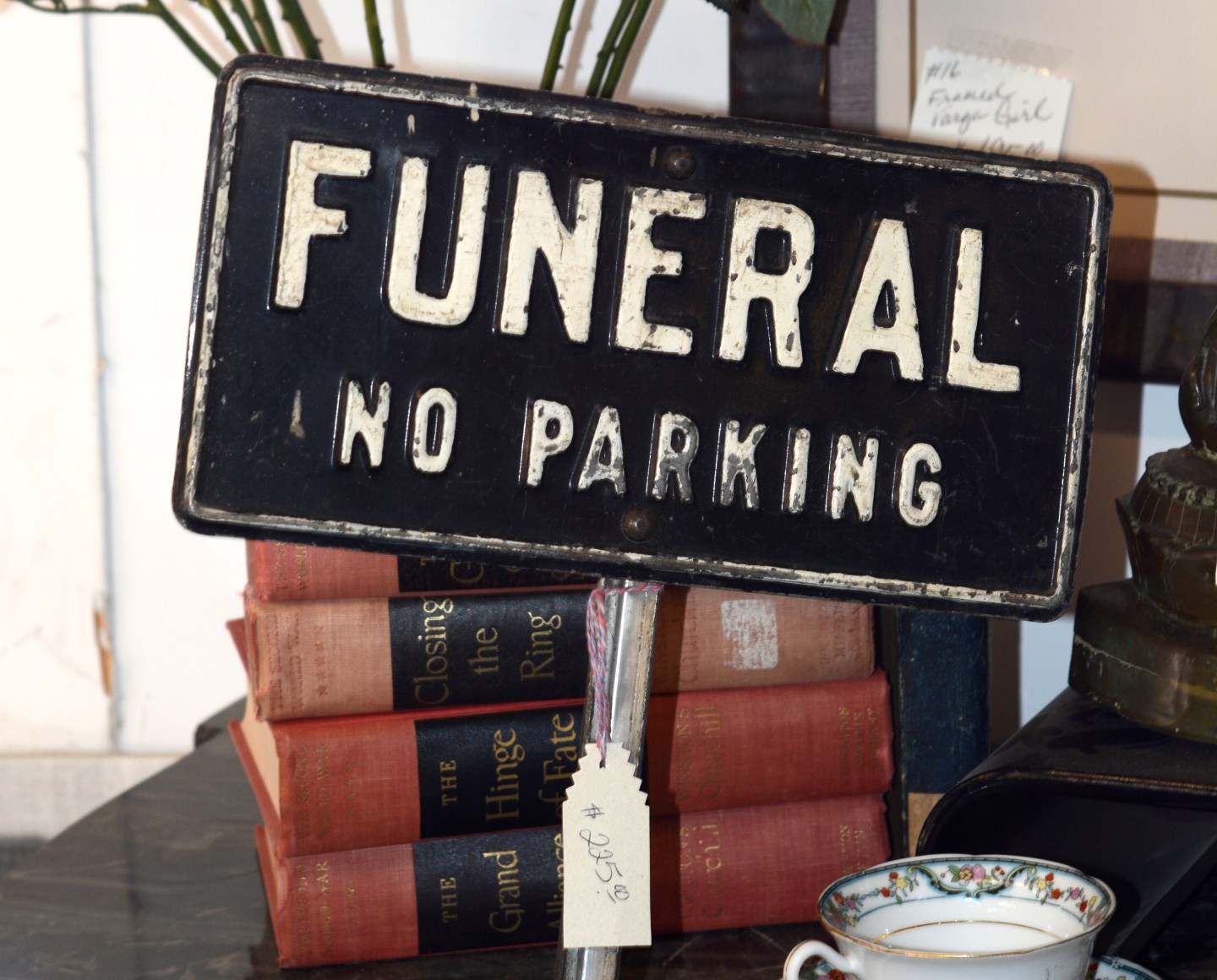 Antique shop collectibles