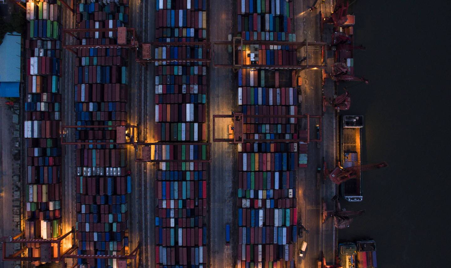 An Aerial View Of Huangpu Port In Guangzhou