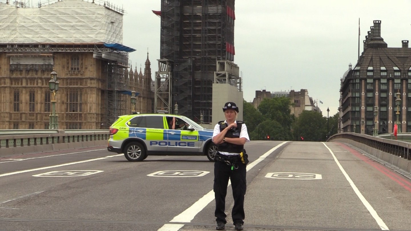 Security measures after the Westminster car crash