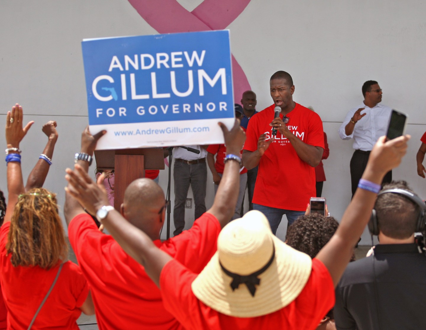 Florida Democratic candidate rally