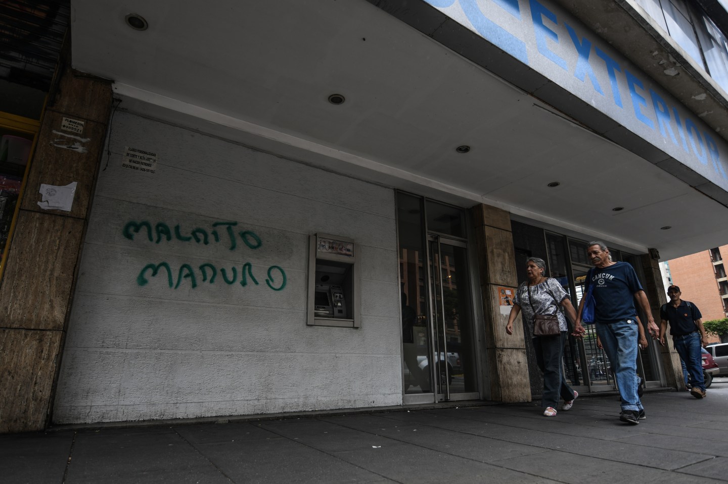 Stores seen closed in Caracas.The opposition called for a