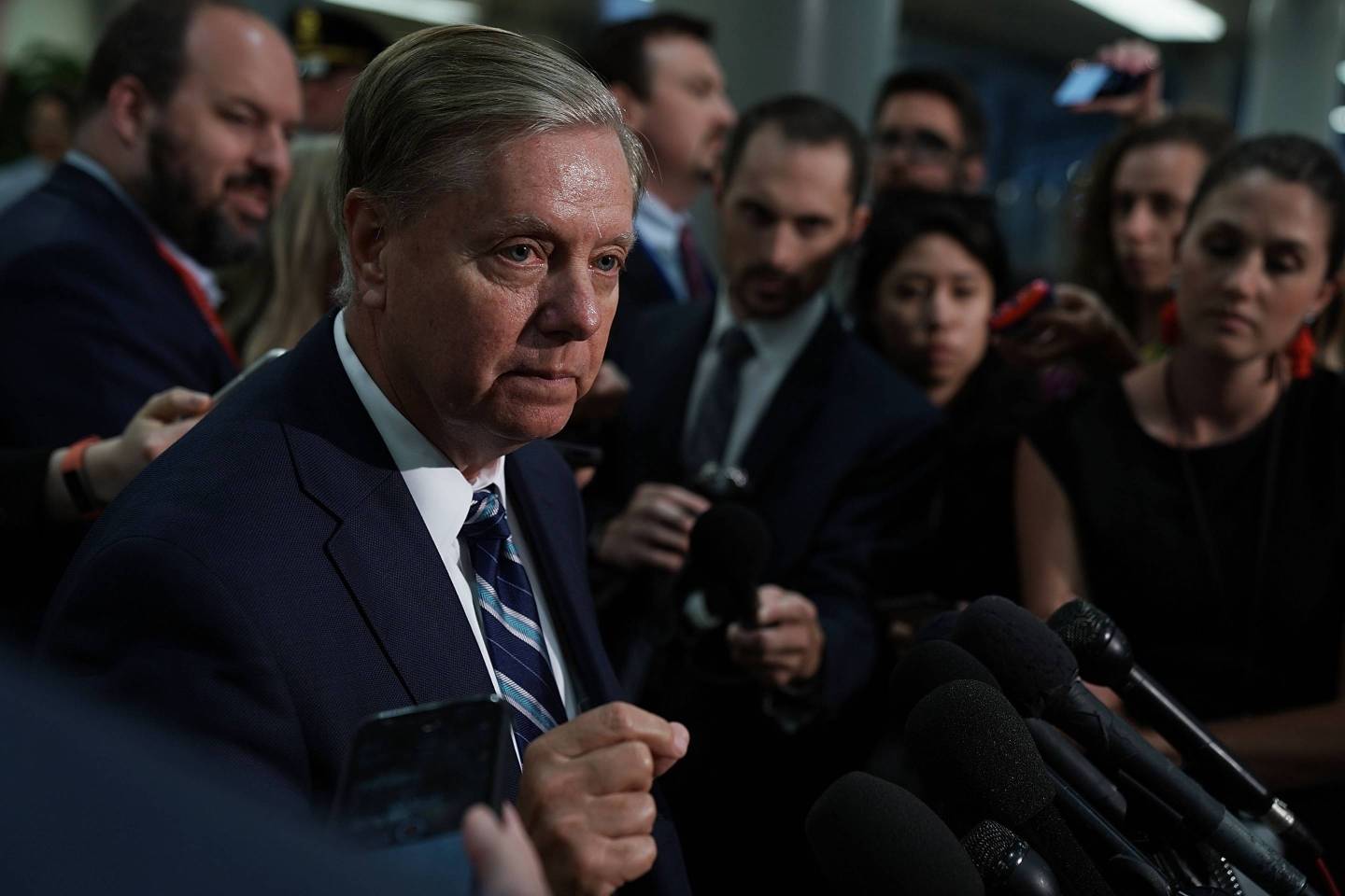 Intelligence Officials Hold Election Security Briefing For Senators On Capitol Hill