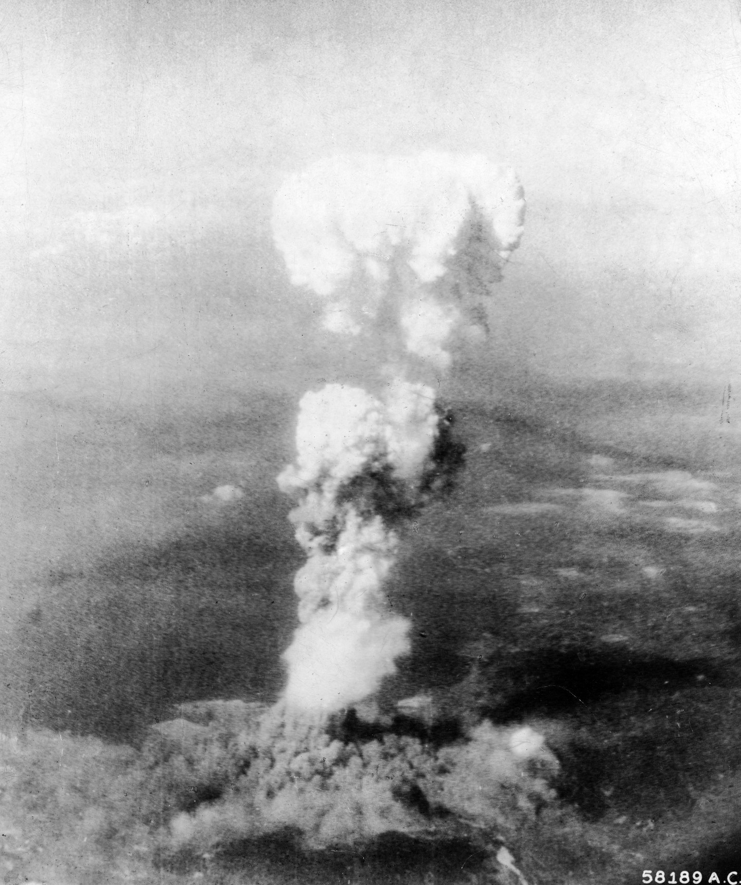 Mushroom Cloud Over Hiroshima