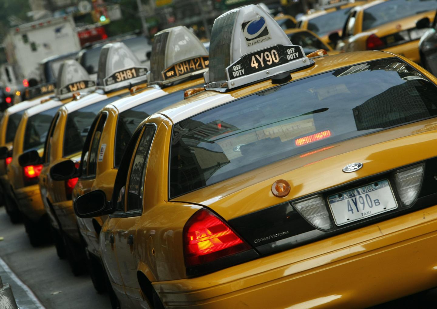 Some of the New York City cab drivers wa