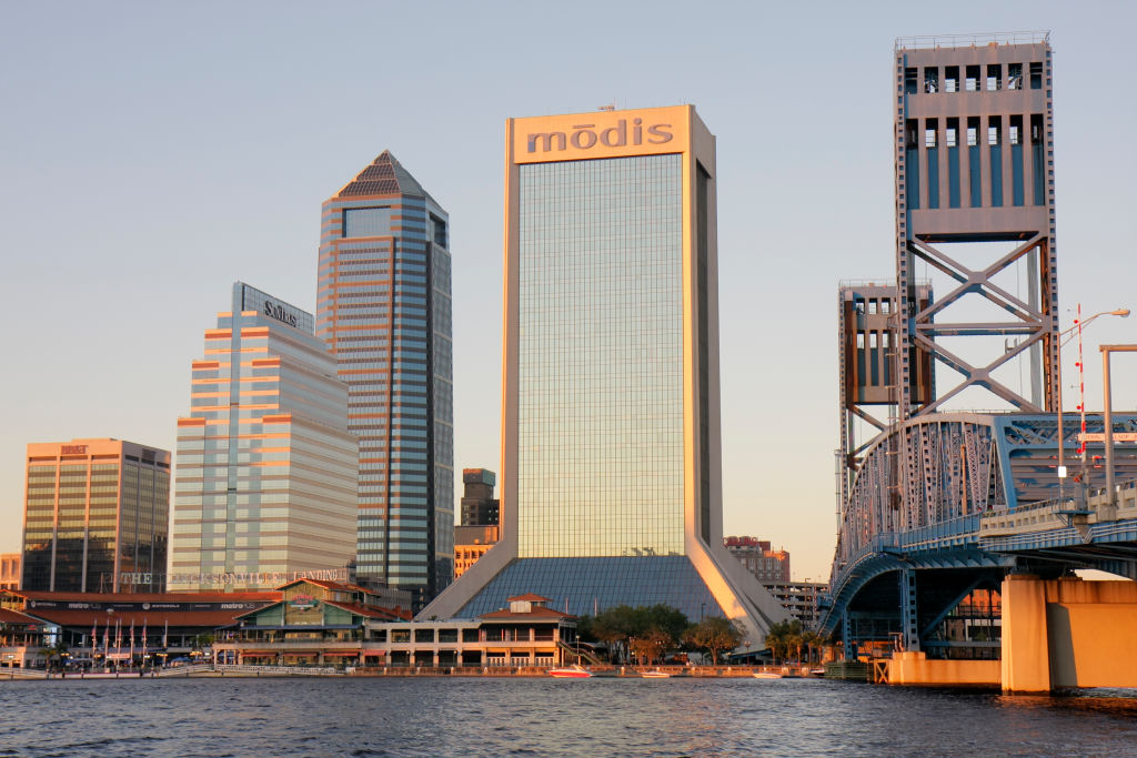 Jacksonville skyline.