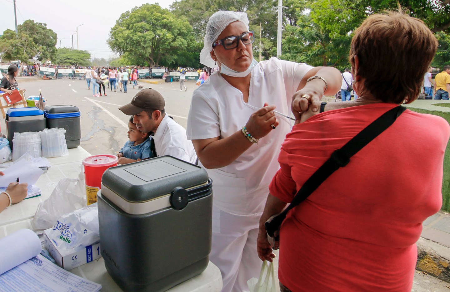 COLOMBIA-VENEZUELA-VACCINATION-MEASLES