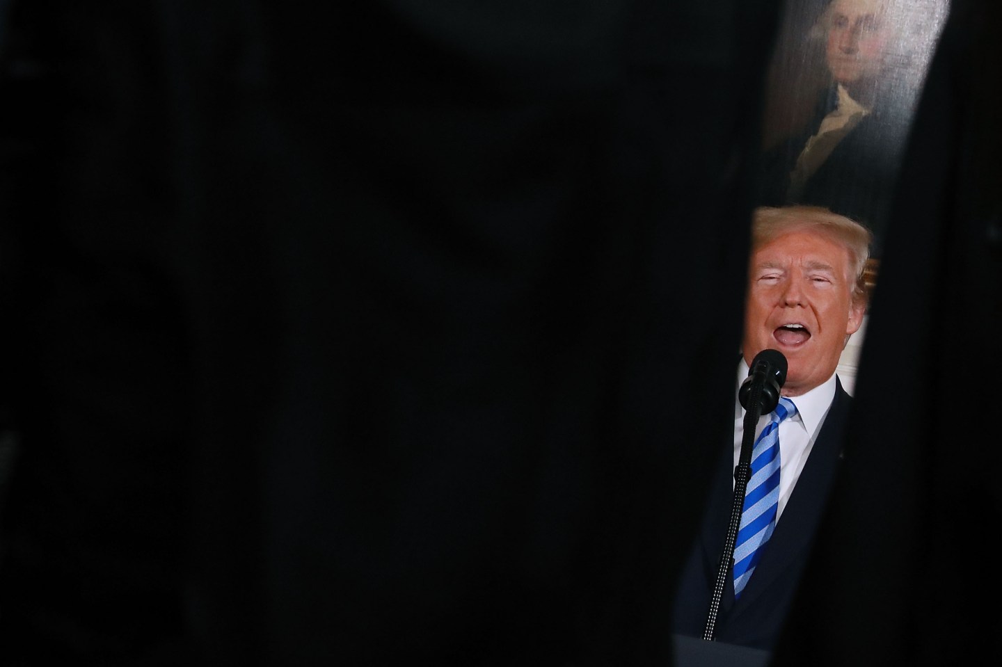 President Trump Makes Announcement On Iran Deal