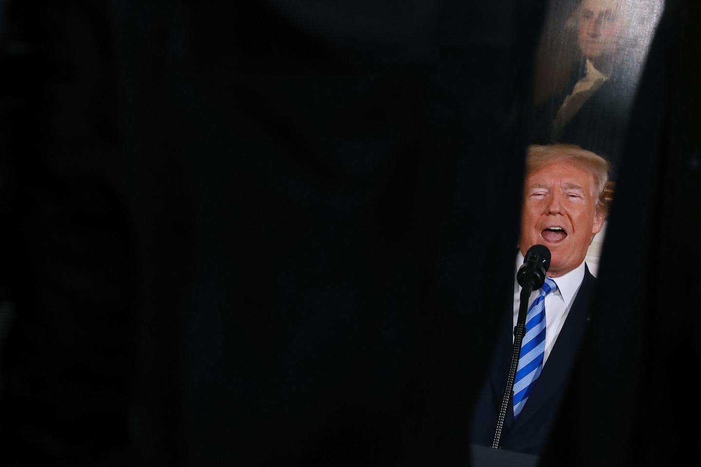 President Trump Makes Announcement On Iran Deal