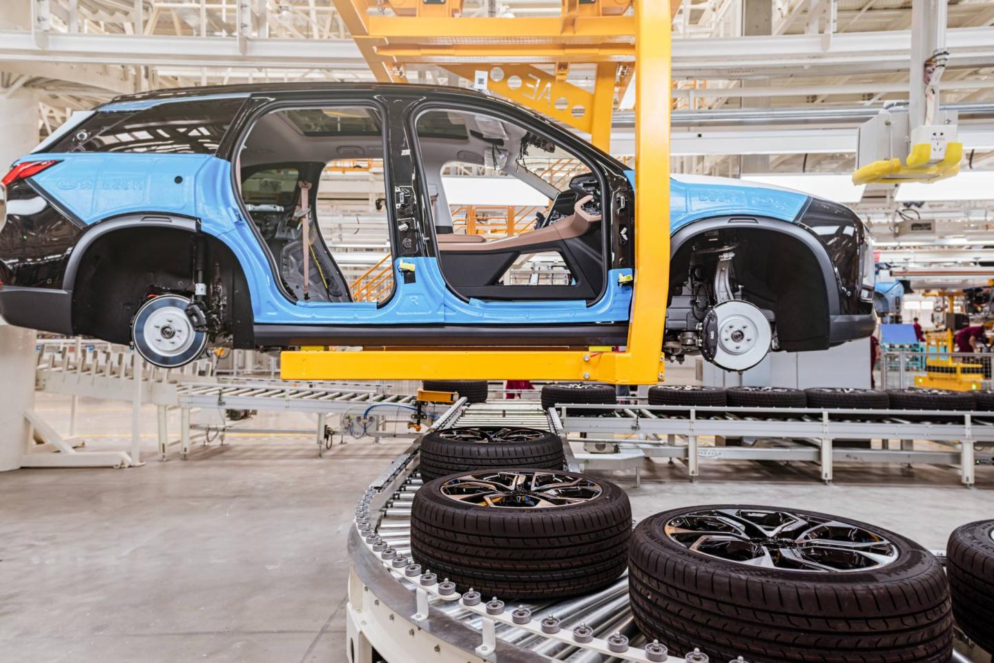 NIO Electric Vehicle Plant In Hefei