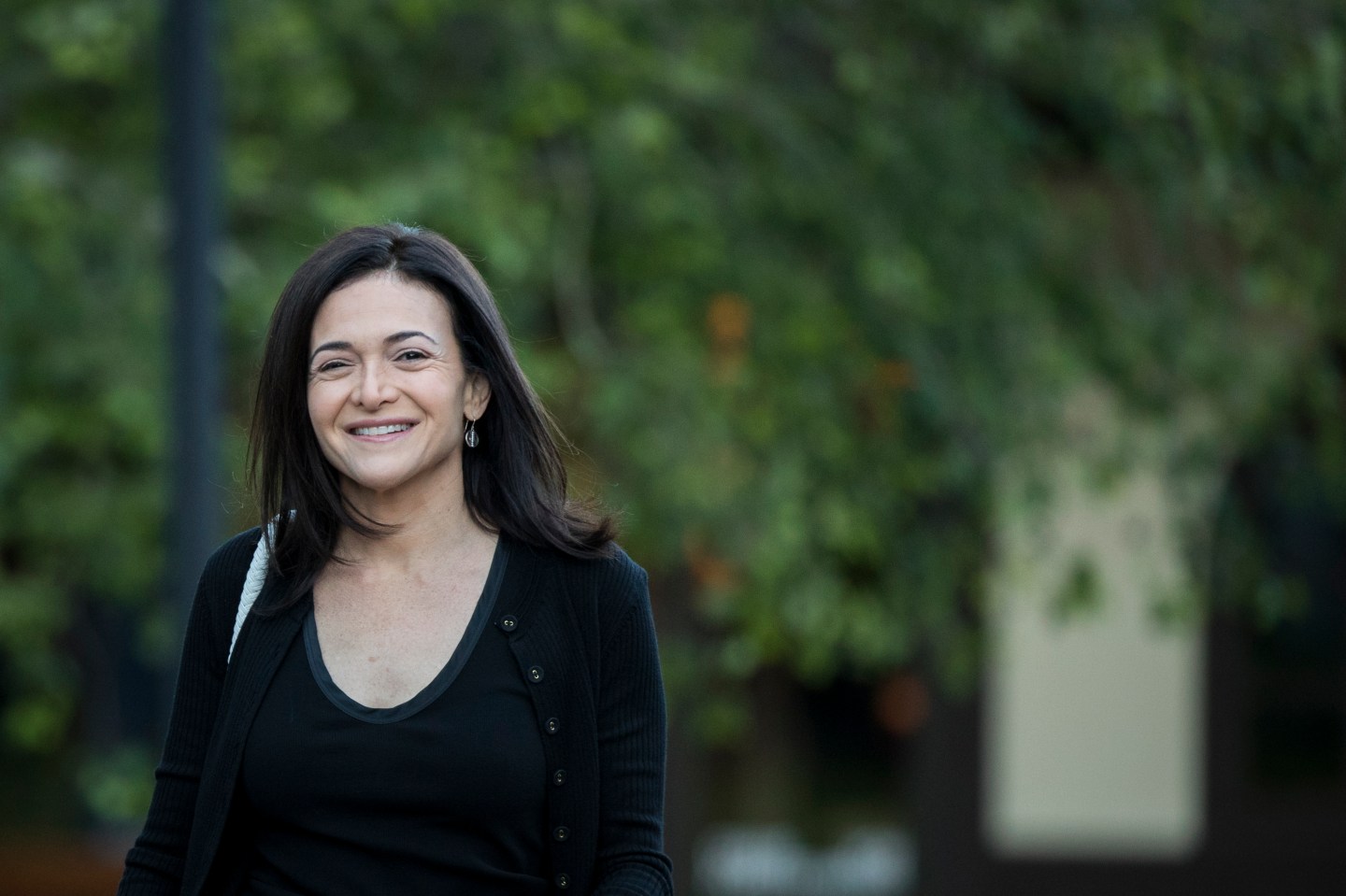 Facebook COO Sheryl Sandberg owns nearly10% of the company via shares she received from her late husband Dave Goldberg. (Photo by Drew Angerer/Getty Images)