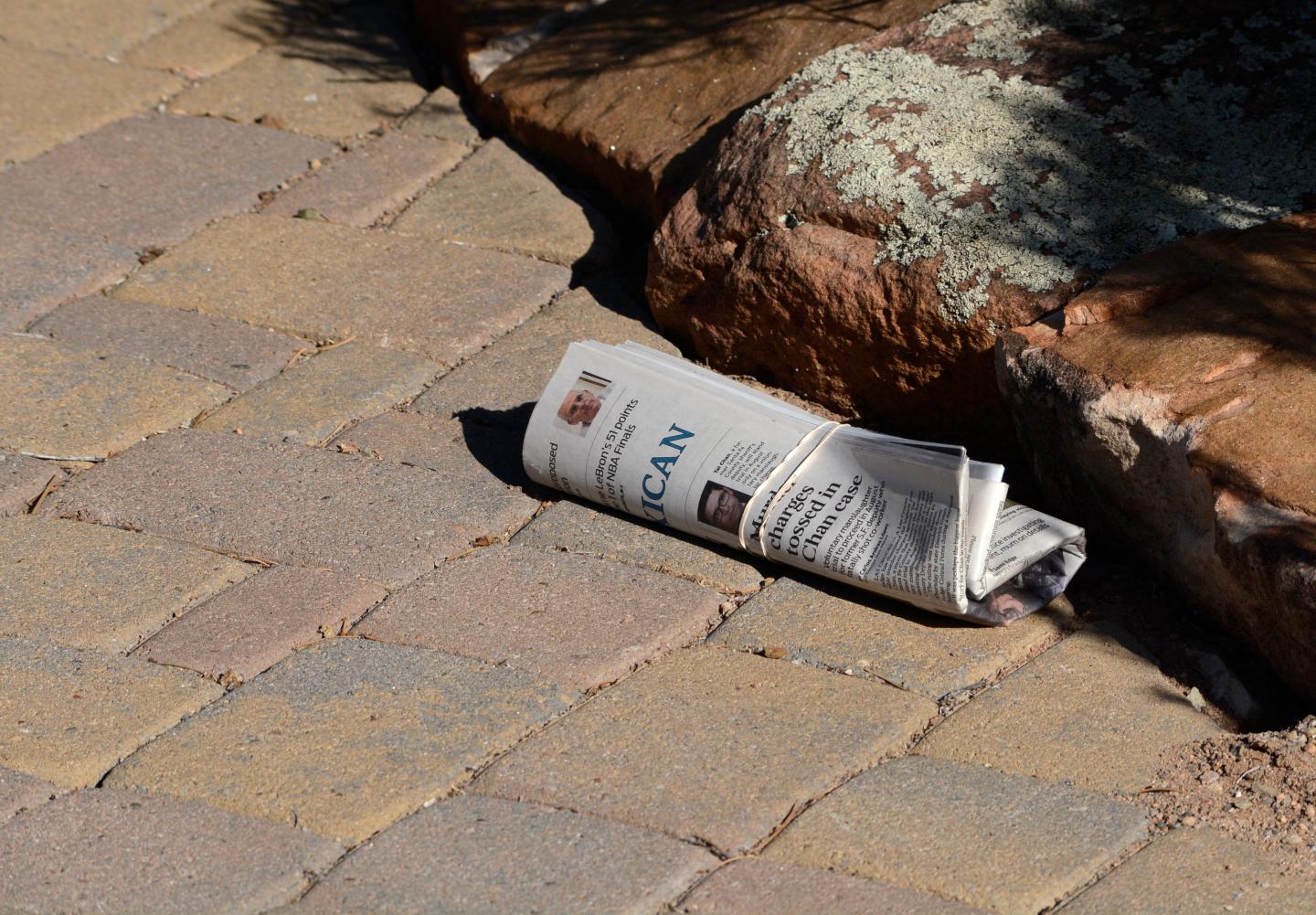 Newspaper home delivery