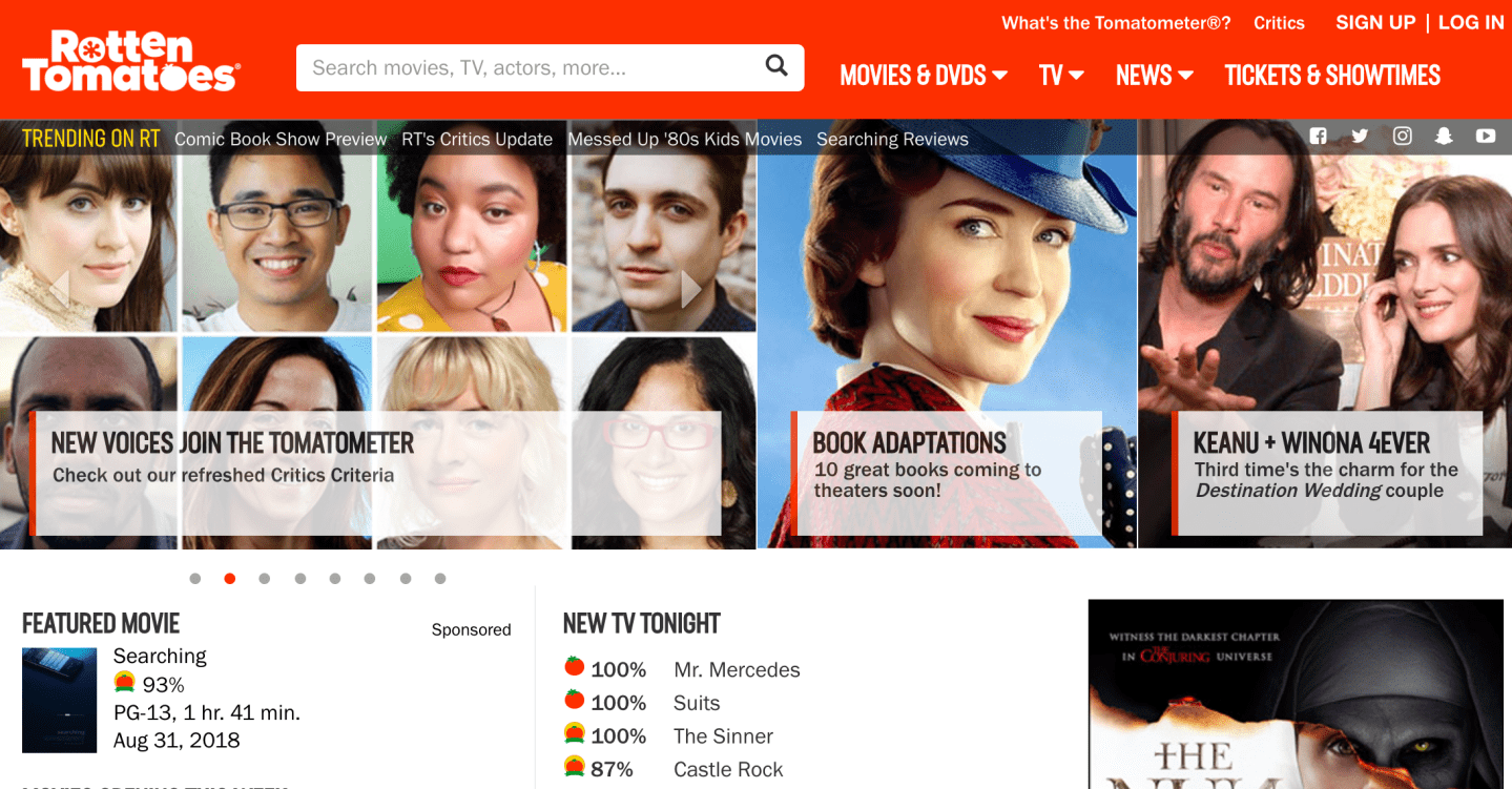 Knocked for Being White and Male, Rotten Tomatoes’ Critics Criteria Gets Overhauled for Merit and Diversity