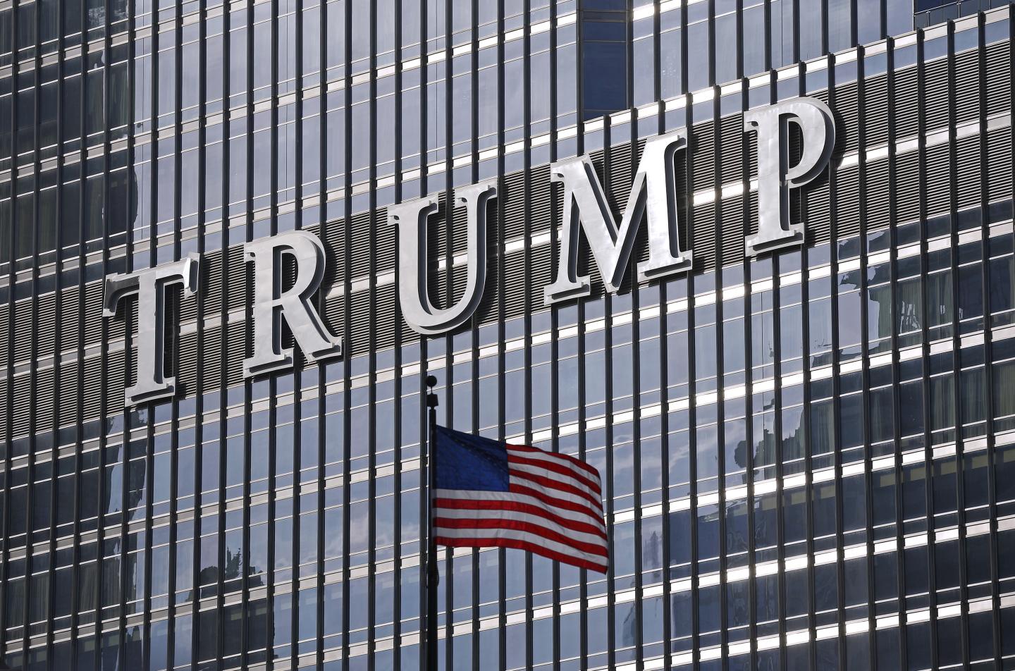 The Trump International Hotel and Tower is seen in Chicago