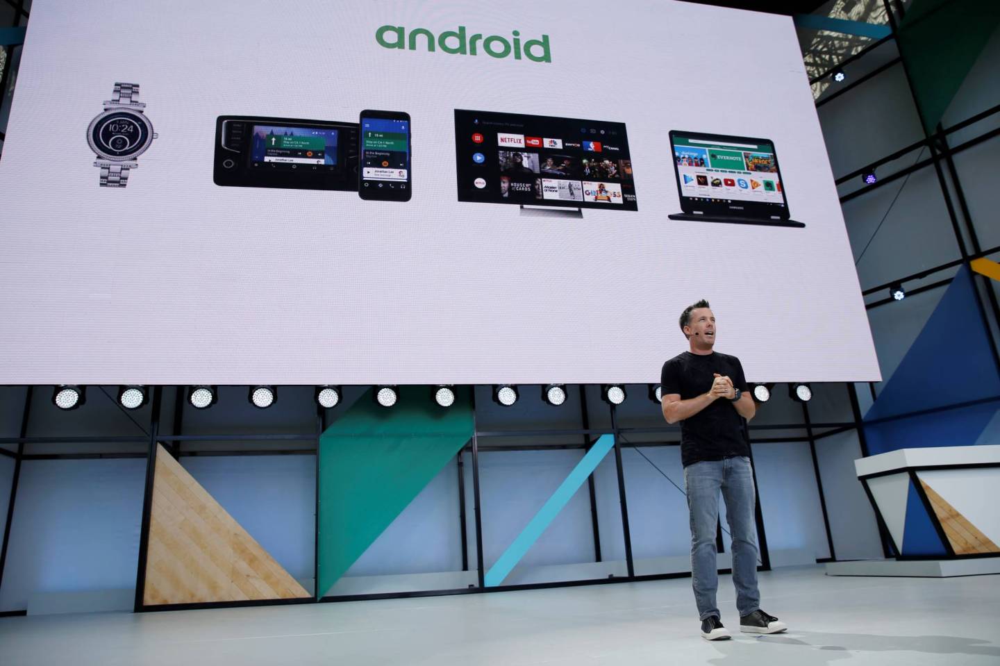 Alphabet's Google holds annual I/O developers conference in Mountain View, California