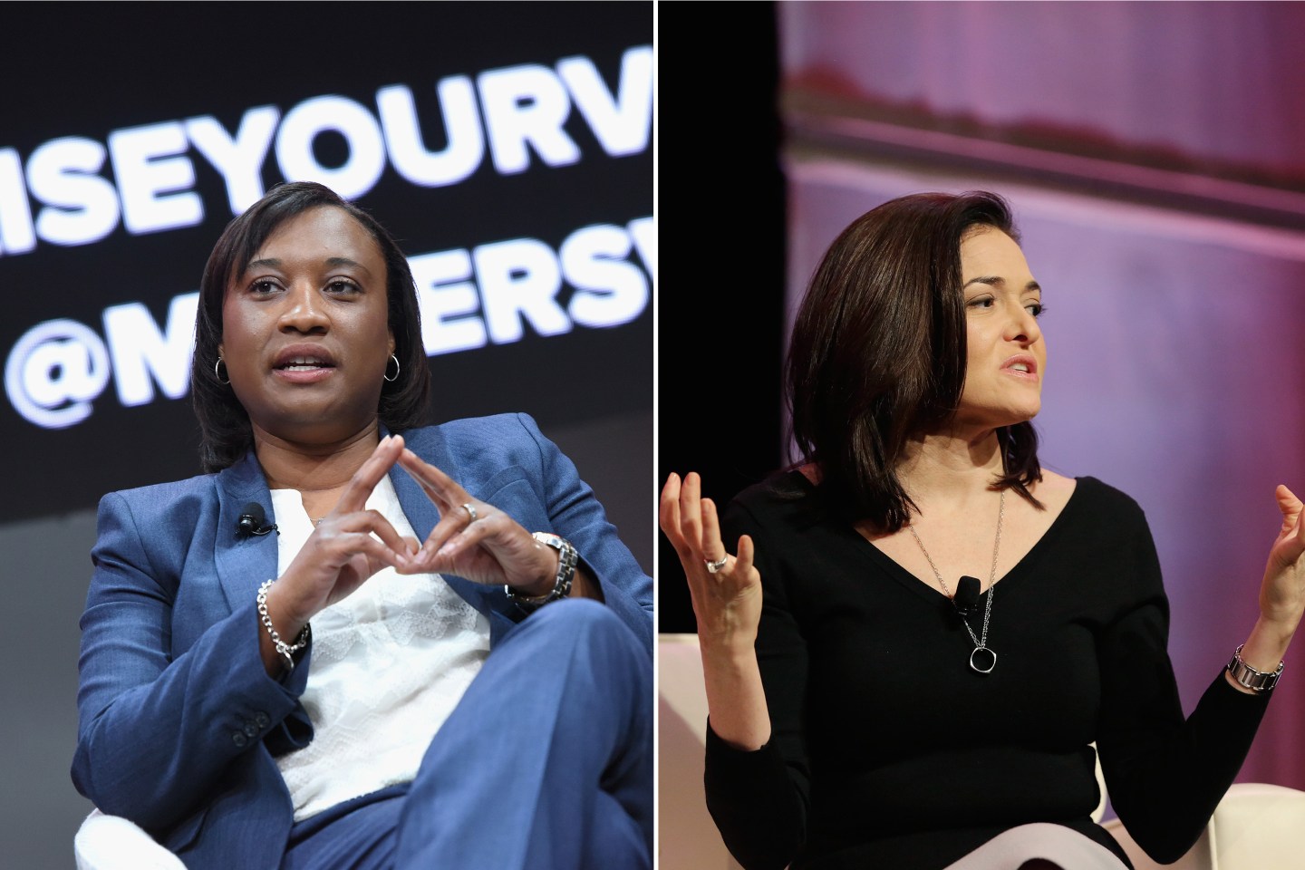 Laphonza Butler and Sheryl Sandberg, Equal Pay Day