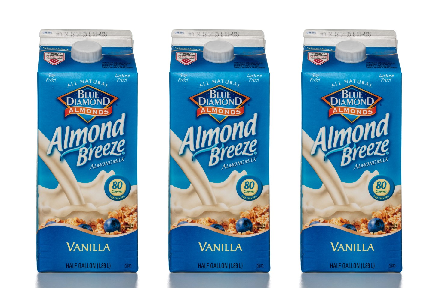 Vanilla Almond Breeze Milk carton
