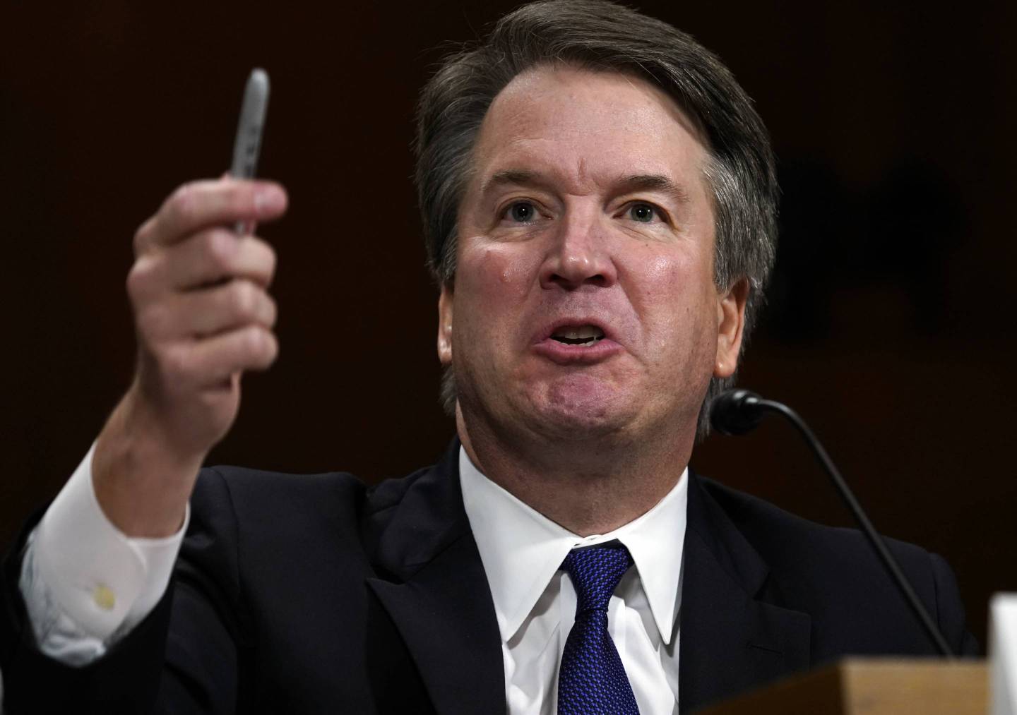 U.S. Supreme Court nominee Brett Kavanaugh testifies before the Senate Judiciary Committee on Sept. 27, 2018, in Washington, D.C.