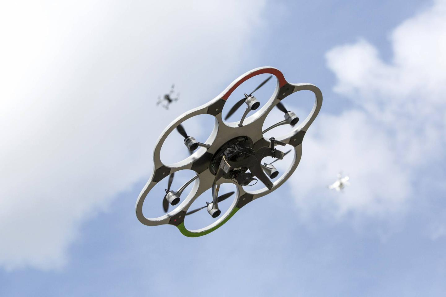 hexacopter-drone-sky