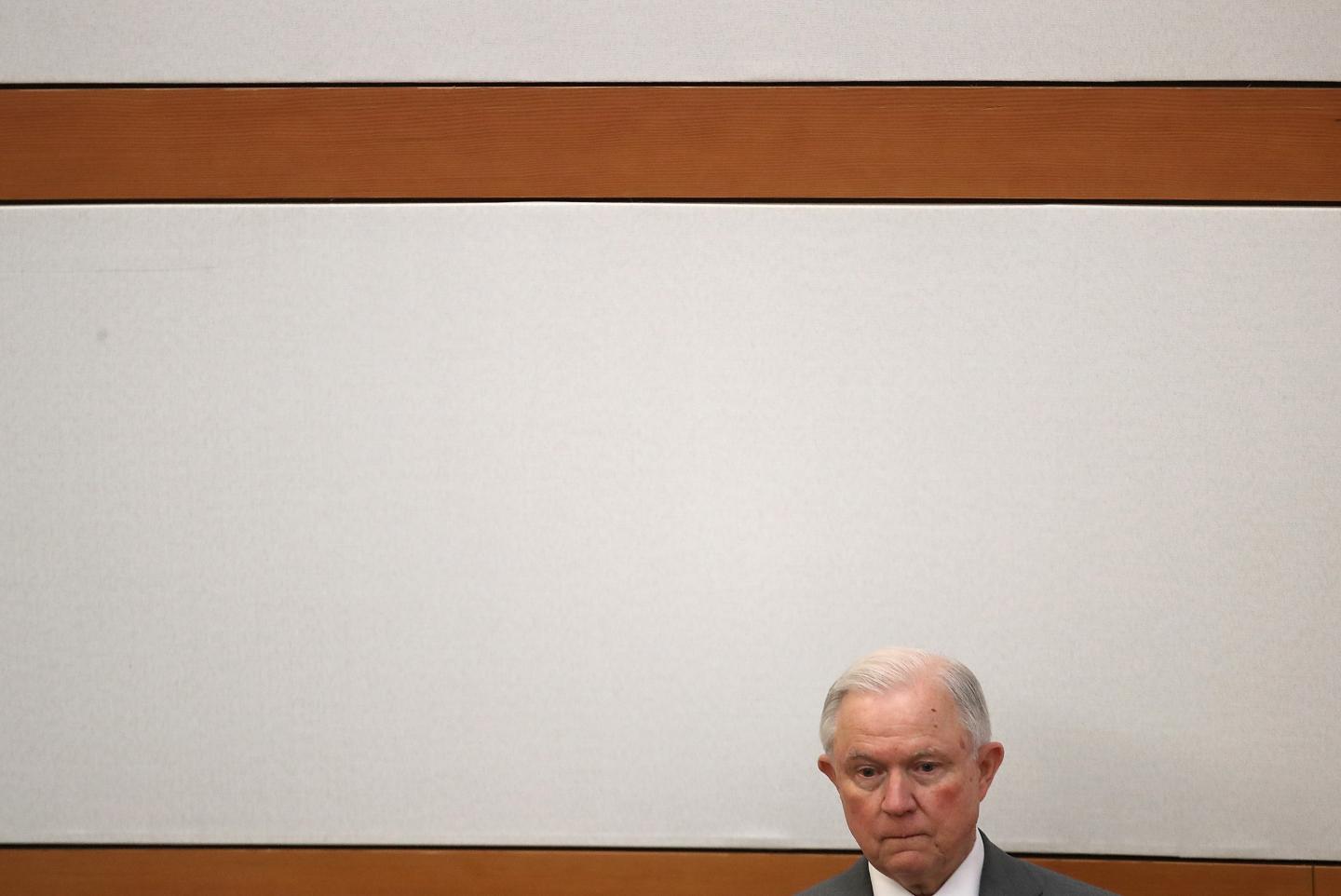 Attorney General Jeff Sessions Speaks At The National Narcotic Officers' Associations' Coalition