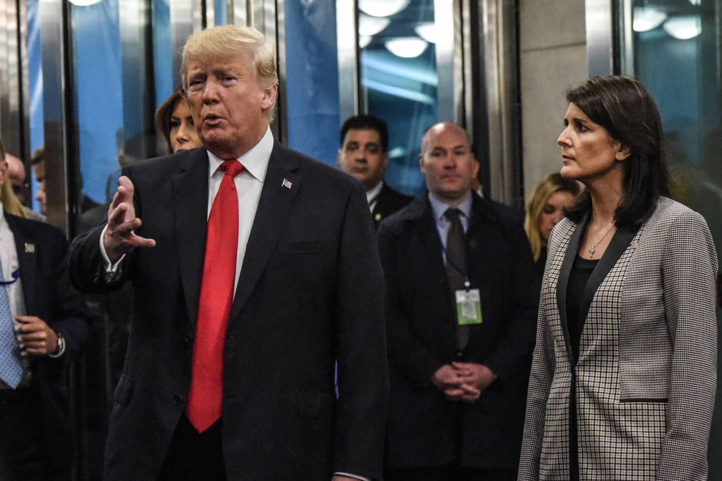 Donald Trump and Nikki Haley