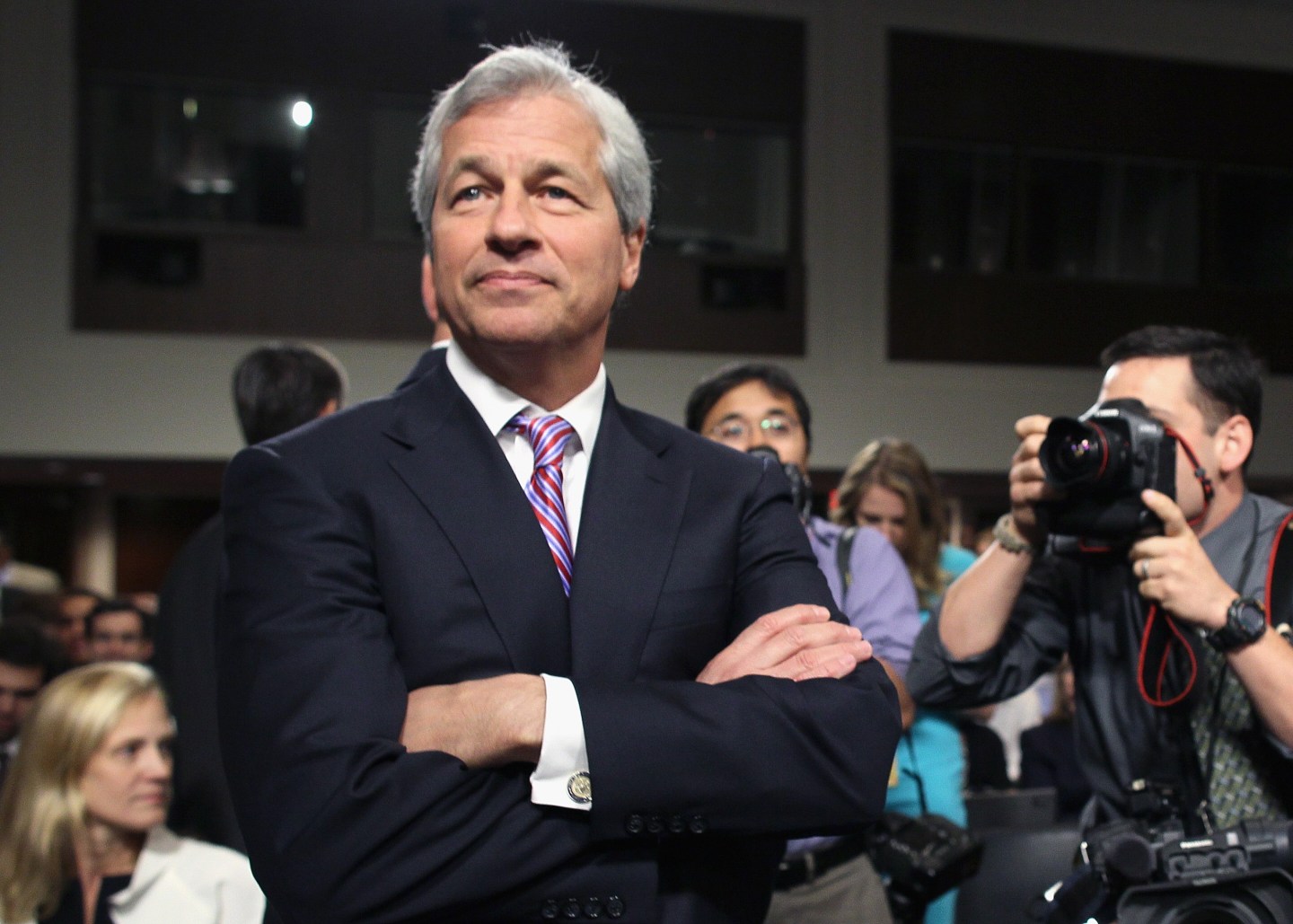 Jamie Dimon Testifies At Senate Hearing On JPMorgan Chase