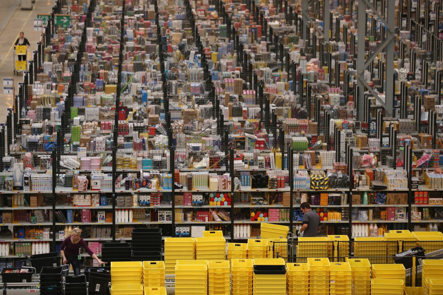 Online Retailers Amazon Prepare For Cyber Monday
