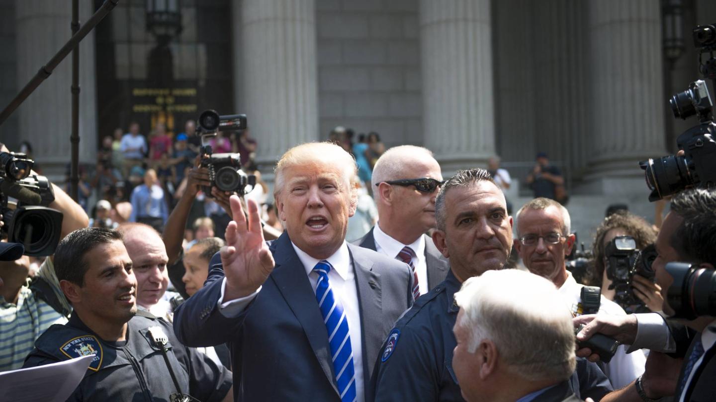 Donald Trump Reports for Jury Duty