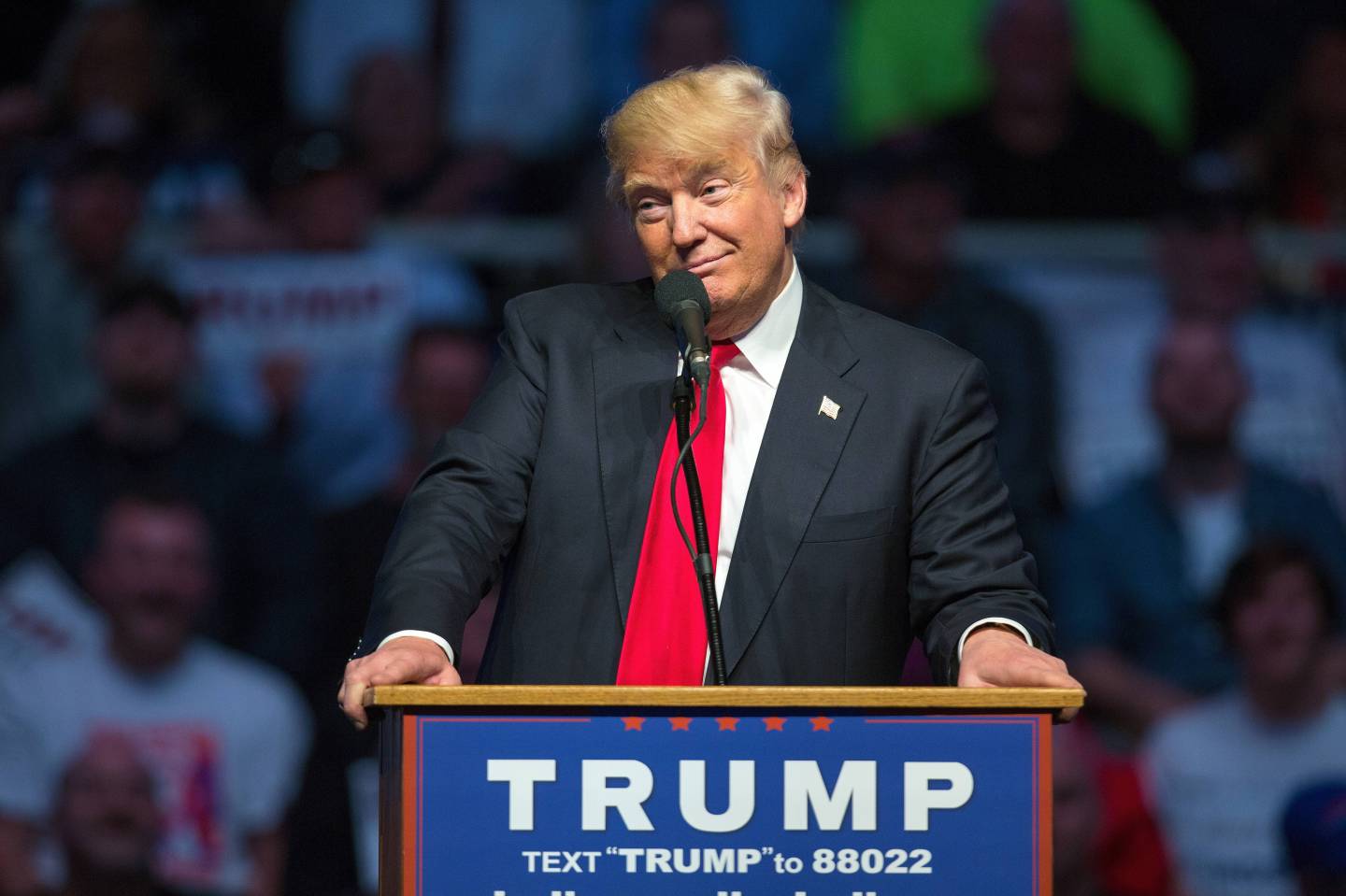 Donald Trump Rallies In Indianapolis