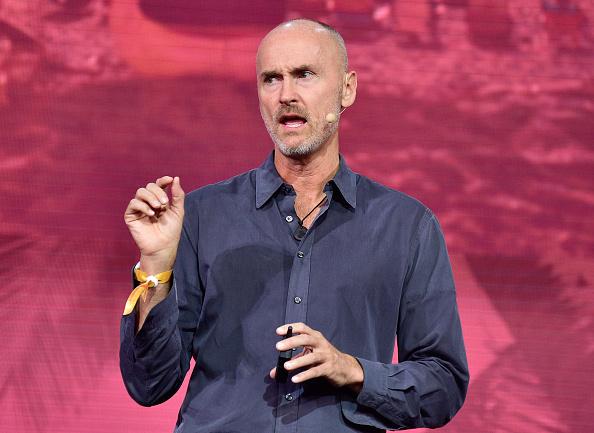 speaks onstage during Hospitality Moments of Truth at The Orpheum Theatre during Airbnb Open - Day 3  on November 19, 2016 in Los Angeles, California.