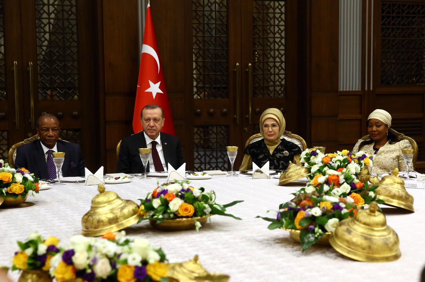 Guinean President Alpha Conde in Ankara
