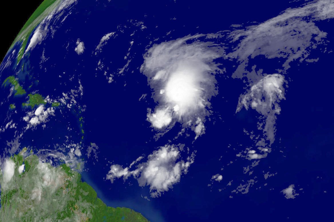 Tropical Storm Florence Heads Over Northern Atlantic
