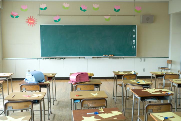Empty classroom