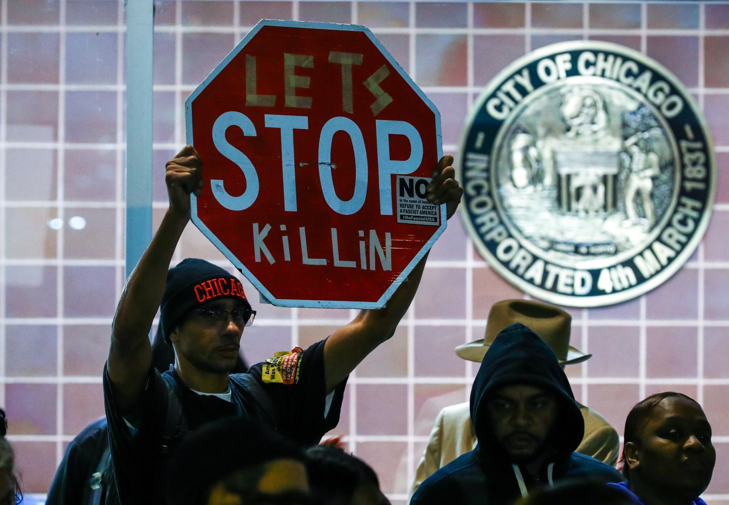 Protest against police violence in Chicago