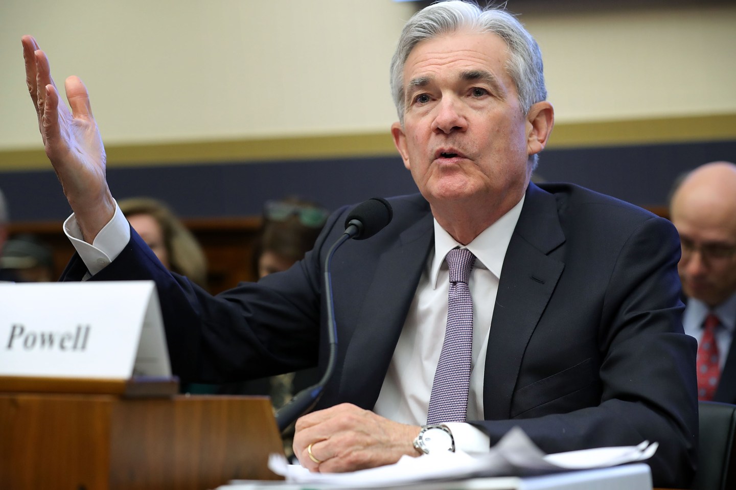Federal Reserve Board Chairman Jerome Powell Testifies To House Hearing On State Of The Economy