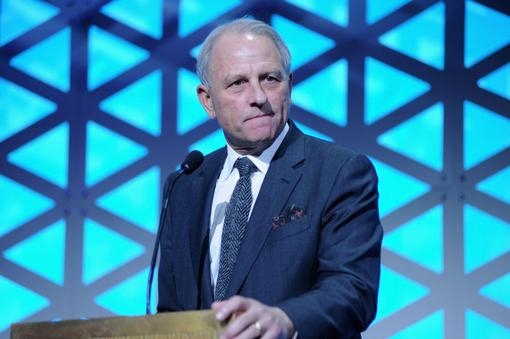speaks on stage during The 77th Annual Peabody Awards Ceremony at Cipriani Wall Street on May 19, 2018 in New York City.