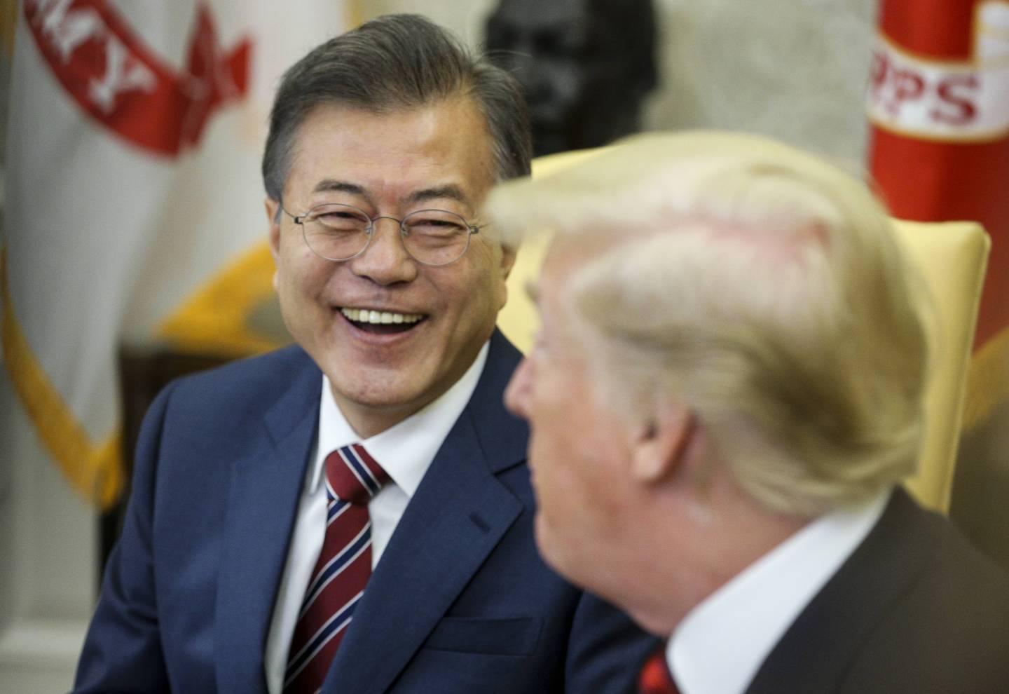 President Trump Hosts South Korean President Moon Jae-in At White House