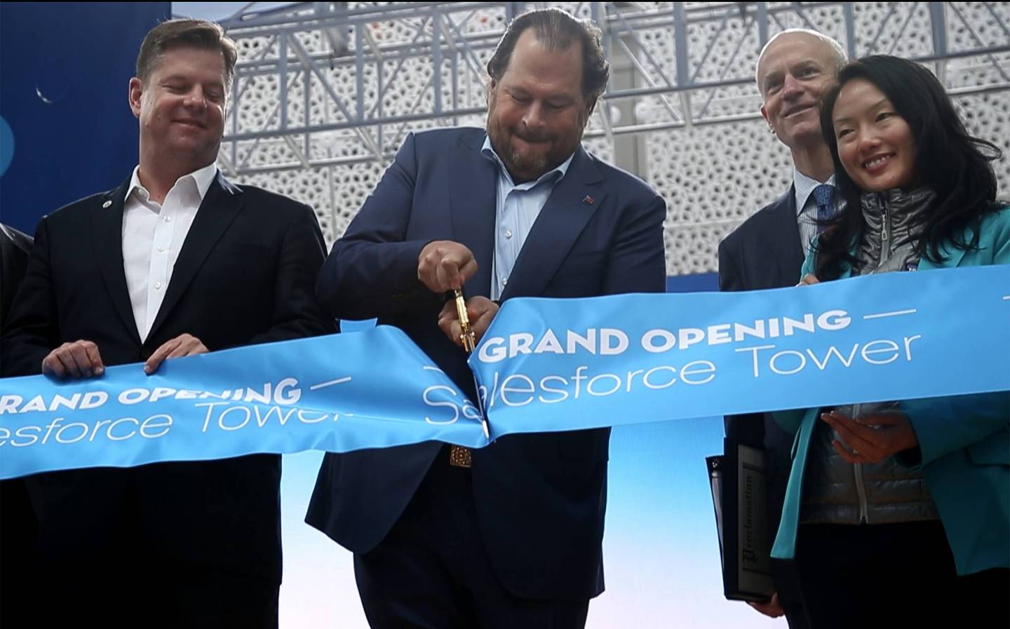 Salesforce CEO Marc Benioff talked at the annual Dreamforce conference in San Francisco.