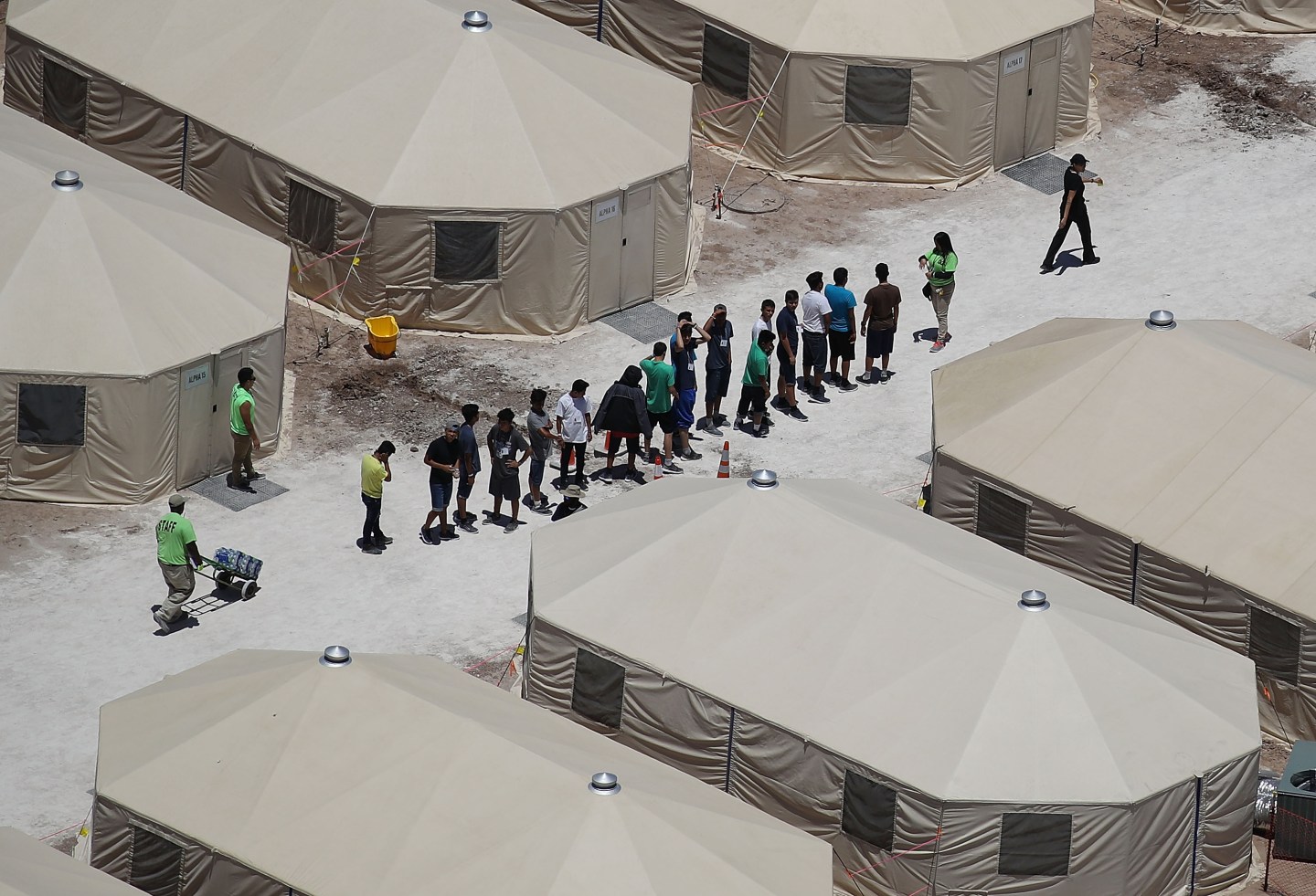 New Tent Camps Go Up In West Texas For Migrant Children Separated From Parents