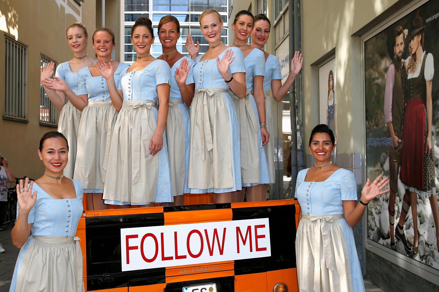 Lufthansa and Angermaier Trachten Presents Dirndl Crew Collection