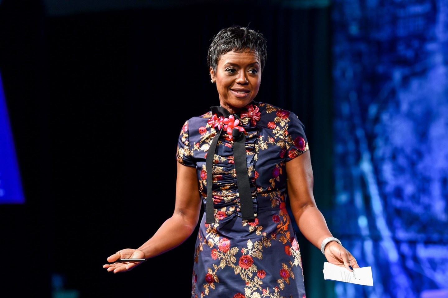 Mellody Hobson on stage at Coins2Day's Brainstorm Reinvent