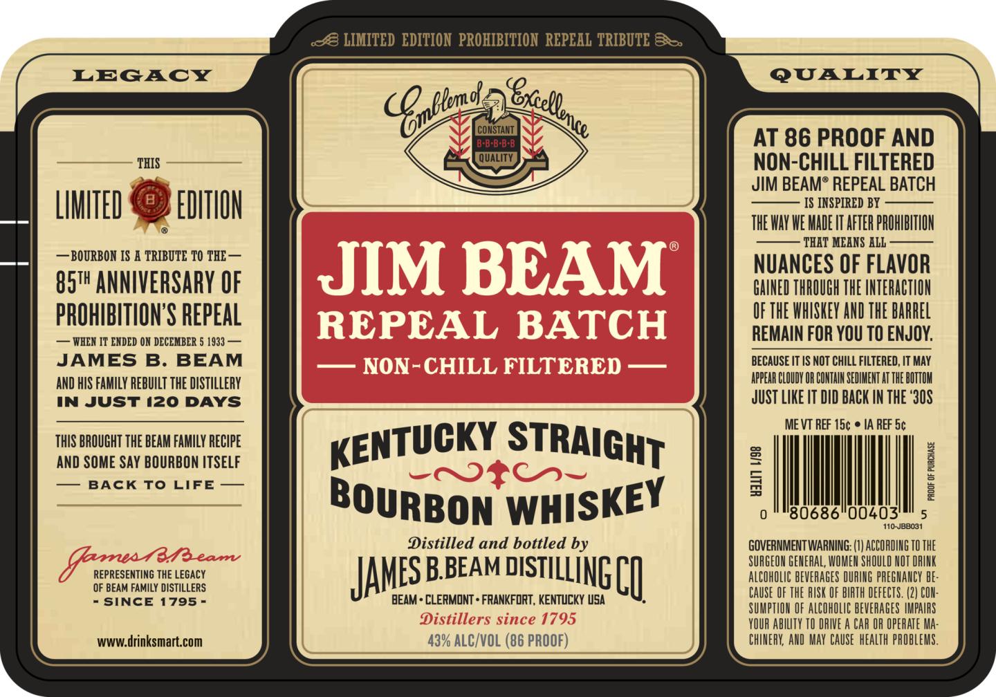 Jim Beam Repeal Batch