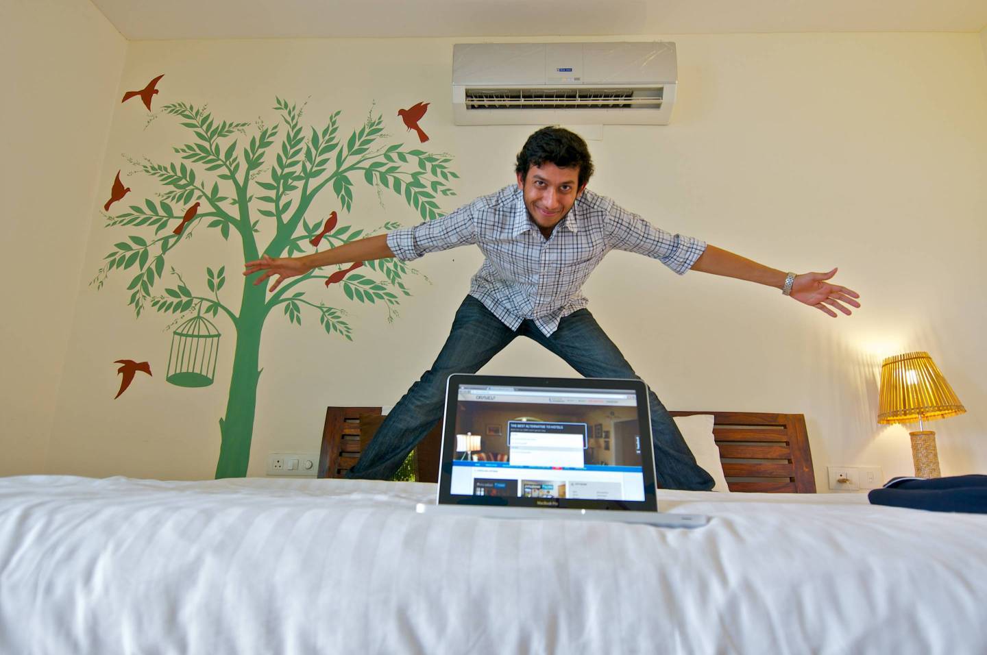 Ritesh Agarwal Poses During An Exclusive Interview