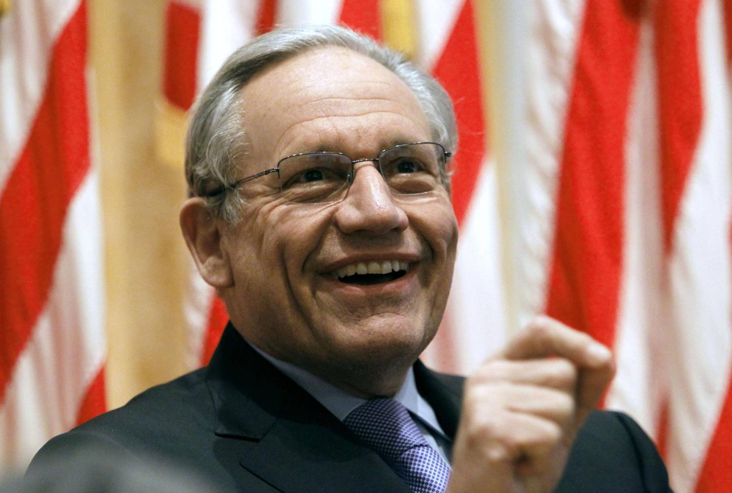 Bob Woodward, former Washington Post reporter, discusses about Watergate Hotel burglary and stories for the Post at Richard Nixon Presidential Library in Yorba Linda