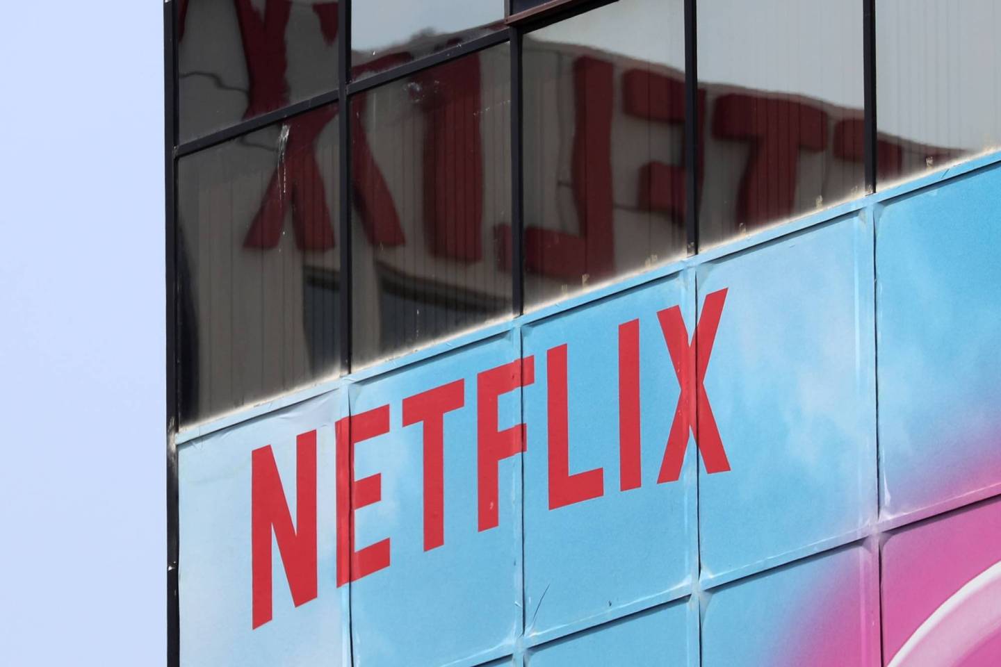 The Netflix logo is seen on their office in Hollywood, Los Angeles