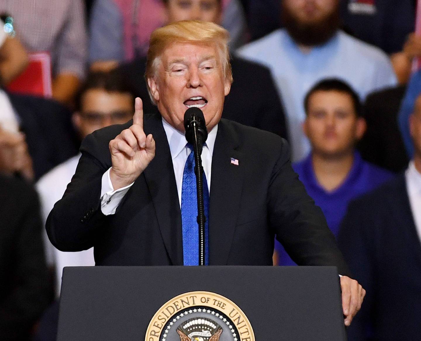 President Trump Holds MAGA Rally In Las Vegas