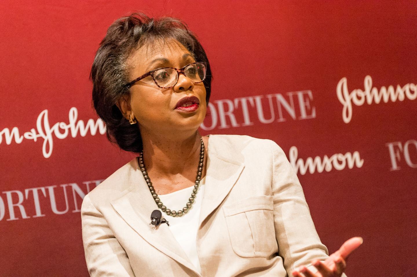 Anita Hill at a Fortune MPW event. (Photograph by Stuart Isett/Fortune Most Powerful Women)