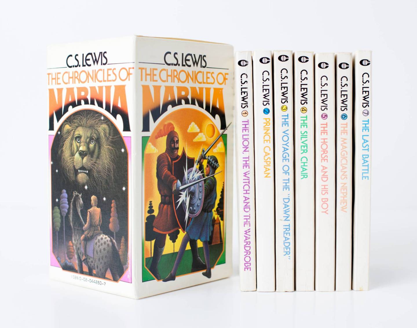 Vintage 70s C.S. Lewis Chronicles of Narnia Book Set