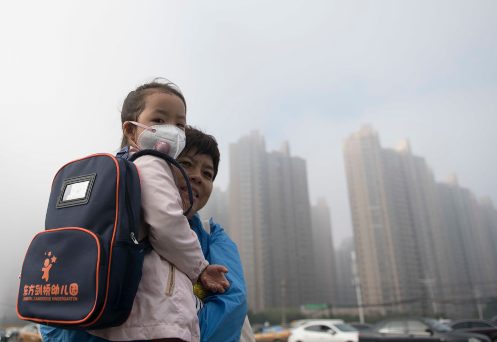 Dense Fog Enveloped Harbin