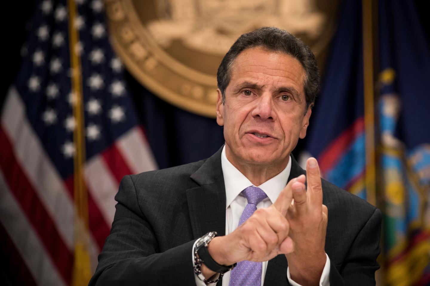 New York Governor Andrew Cuomo Holds Media Briefing